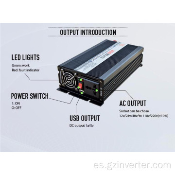 Inversor 800W 110V 220V AC CAR INVERTER